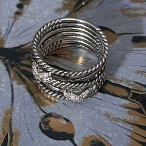 David Yurman Double X Crossover Ring